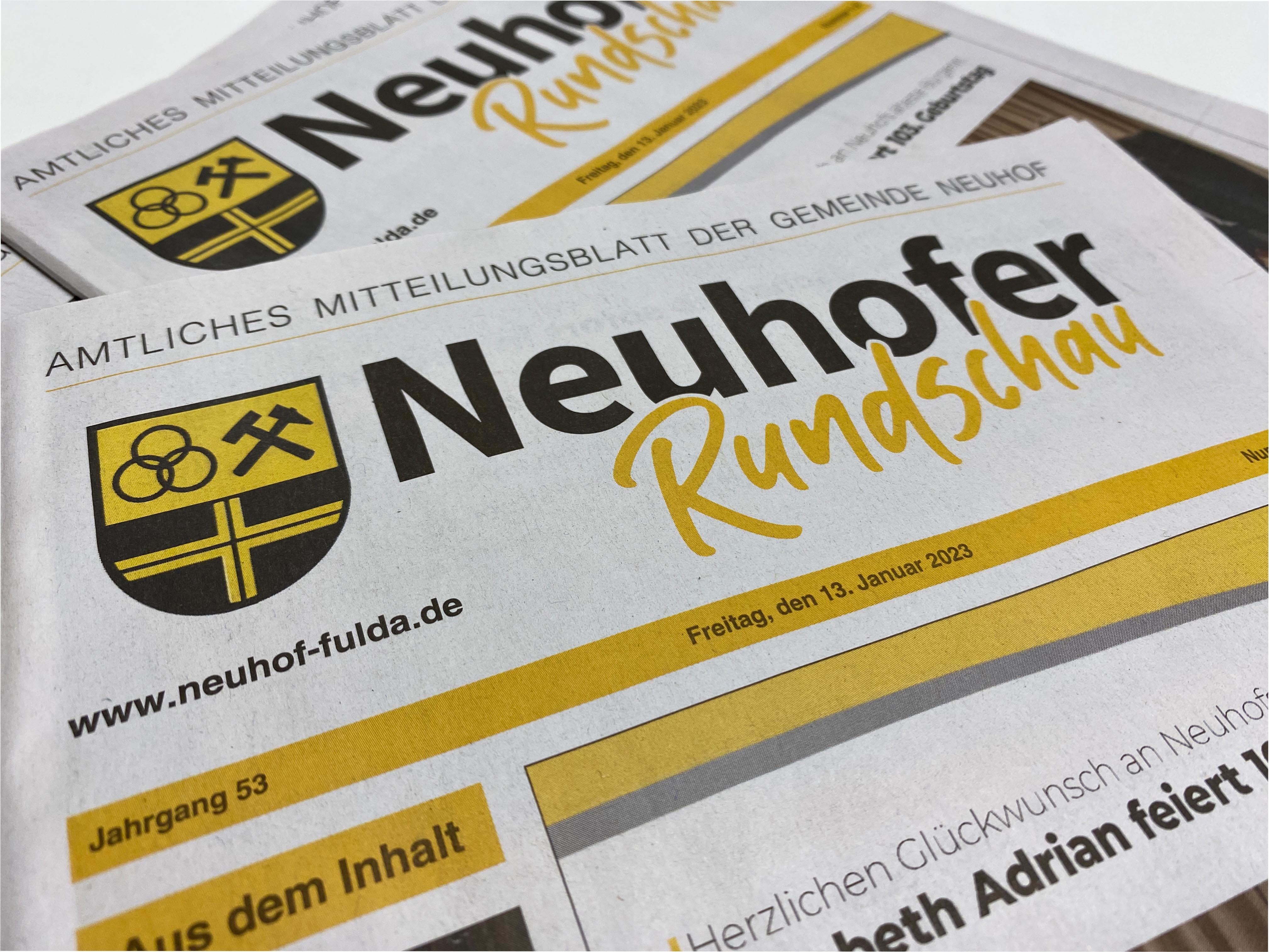 Moderner Und übersichtlicher: Neuhofer Rundschau Ab Sofort In Neuem ...